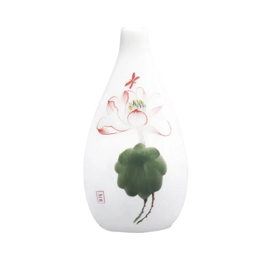 Vase Soliflore Chinois Motif Fleurs
