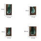 Vase Soliflore Design Rectangulaire en Verre Vert
