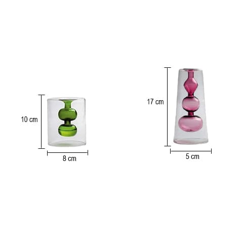Vase Soliflore en Forme de Gourde