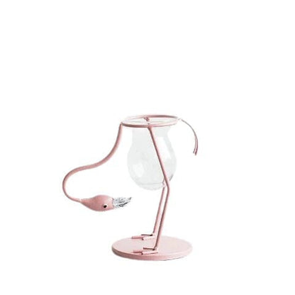 Vase Soliflore Flamant Rose