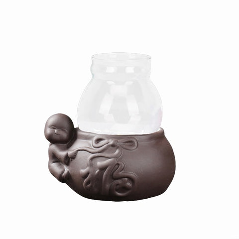 Vase Soliflore Mini Pot Thème Pastoral