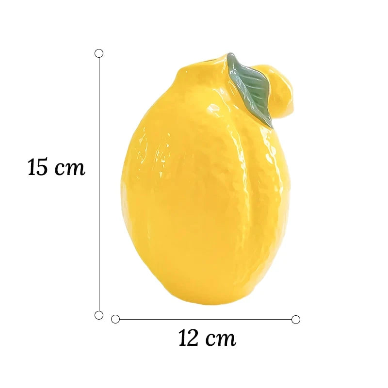 Vase Soliflore Original Forme Citron