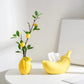 Vase Soliflore Original Forme Citron