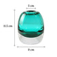 Vase Soliflore Ovale Bleu Translucide