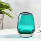 Vase Soliflore Ovale Bleu Translucide