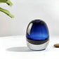 Vase Soliflore Ovale Bleu Translucide