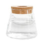 Vase Soliflore Transparent Bouchon Liège