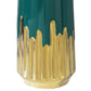 Vase Somptueux Motif Stalagmites Dorées