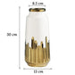 Vase Somptueux Motif Stalagmites Dorées