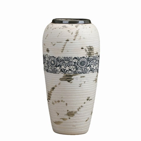 Vase Tacheté Décoration Florale