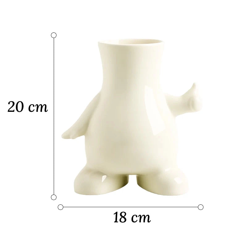 Vase Tendance Bonhomme Dessin Animé