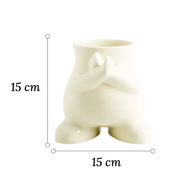 Vase Tendance Bonhomme Dessin Animé