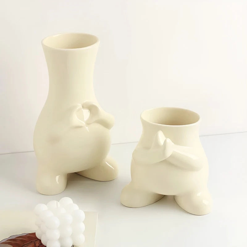 Vase Tendance Bonhomme Dessin Animé