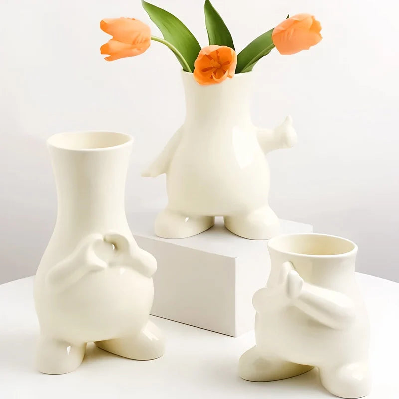 Vase Tendance Bonhomme Dessin Animé