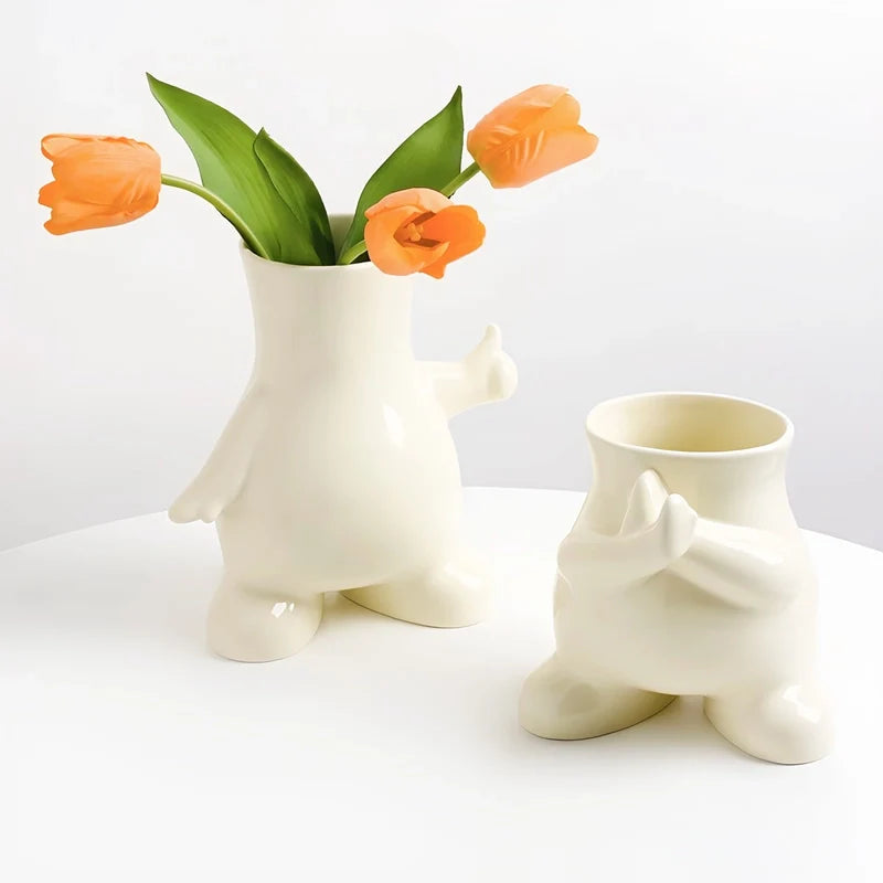 Vase Tendance Bonhomme Dessin Animé