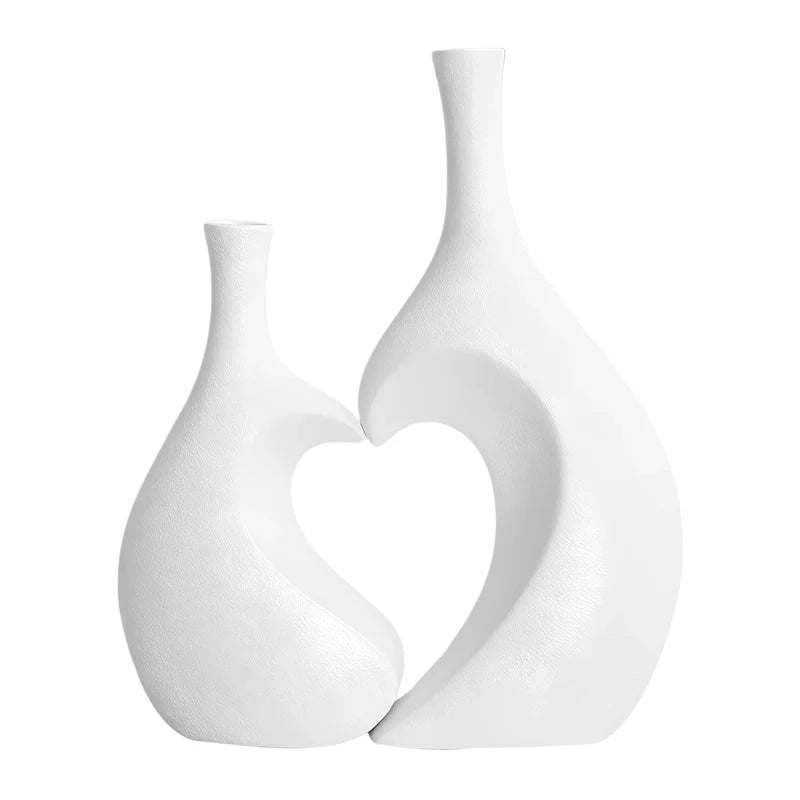 Vase Tendance Duo Cœur Design