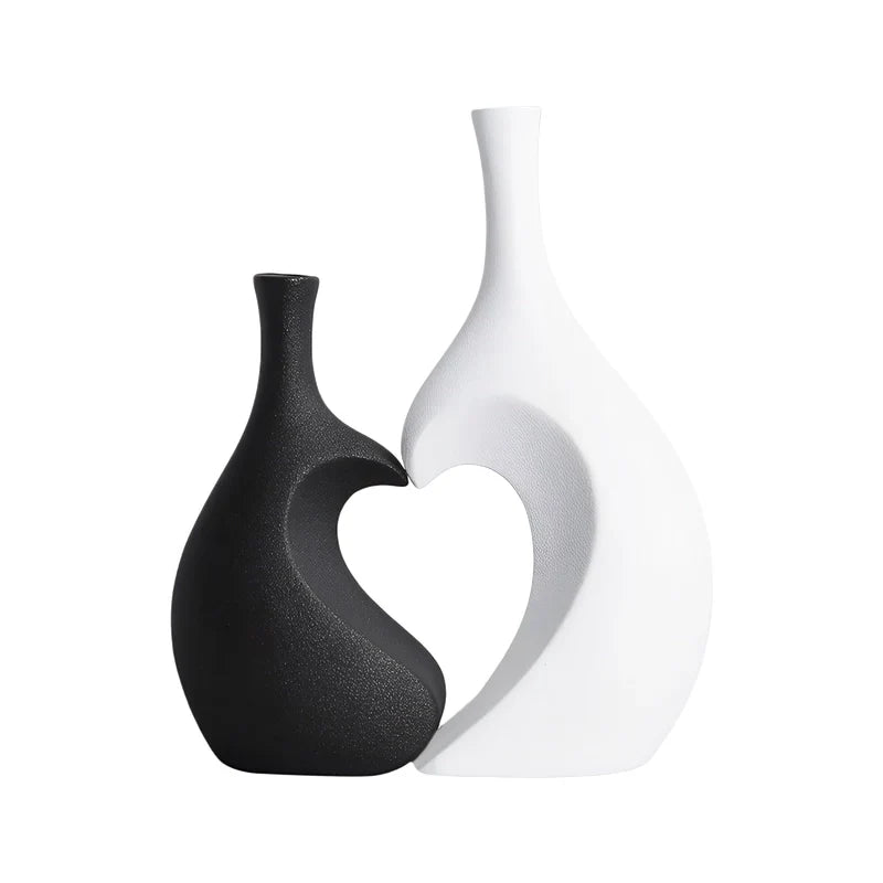 Vase Tendance Duo Cœur Design