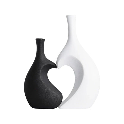 Vase Tendance Duo Cœur Design