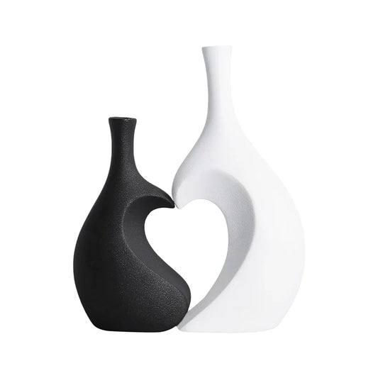Vase Tendance Duo Cœur Design