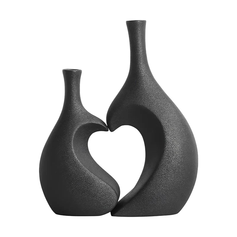 Vase Tendance Duo Cœur Design