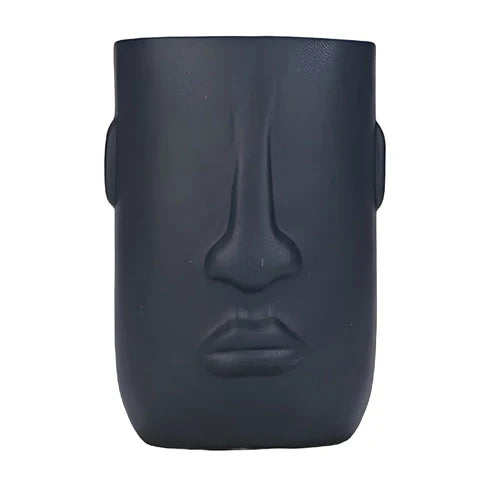 Vase Tendance Visage Moai Créatif