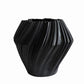 Vase Torsadé Black and White