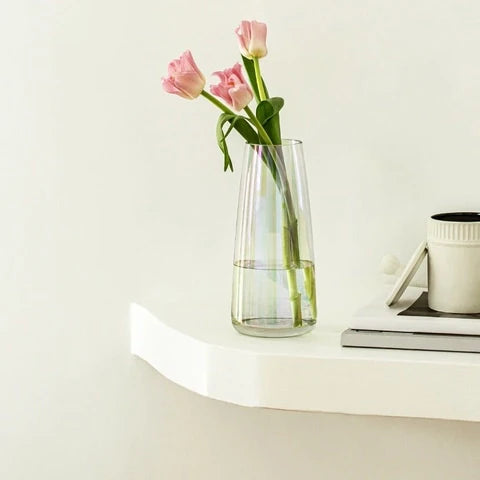 Vase Translucide Reflet Irisé