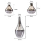 Vase Transparent Argenté Goutte d'Eau