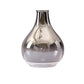 Vase Transparent Argenté Goutte d'Eau