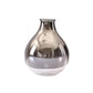 Vase Transparent Argenté Goutte d'Eau