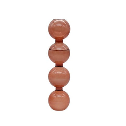 Vase Transparent Bulles Superposées