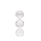 Vase Transparent Bulles Superposées
