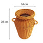 Vase Tressé Artisanal avec Anses
