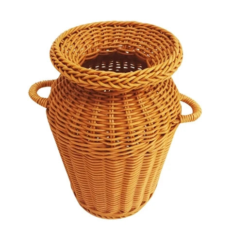 Vase Tressé Artisanal avec Anses