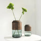 Vase Tubulaire Transparent Bi-Matières