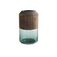 Vase Tubulaire Transparent Bi-Matières