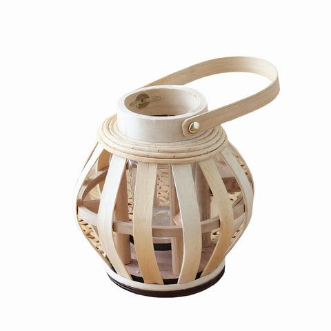Vase Lanterne Tissé avec Anse