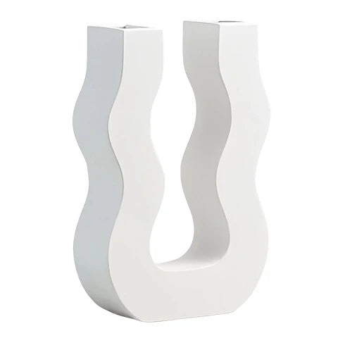 Vase U Ondulé Couleurs Variées