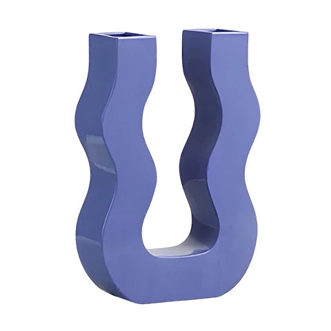 Vase U Ondulé Couleurs Variées