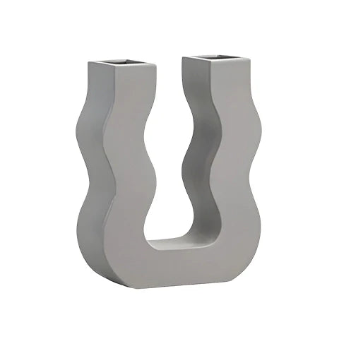 Vase U Ondulé Couleurs Variées