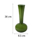Vase Vert Boule au Col Élancé