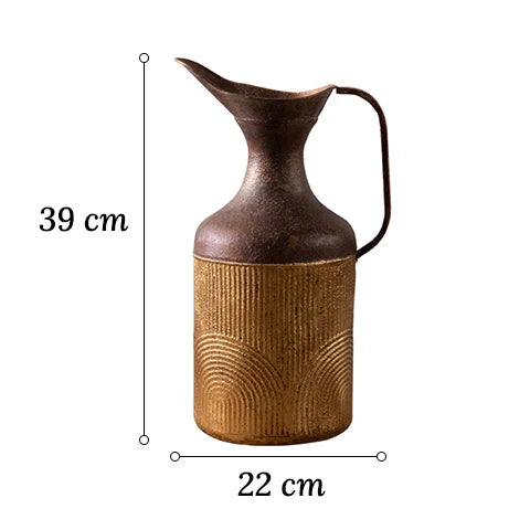Vase Vieilli Pichet Bicolore