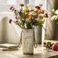 Vase Vieilli Pot à Fleurs Pastel avec Lien de Chanvre