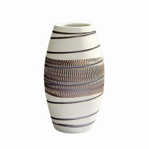 Vase Vintage Bicolore Enlacé
