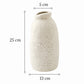 Vase Vintage Blanc Moucheté