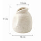 Vase Vintage Blanc Moucheté