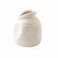 Vase Vintage Blanc Moucheté