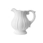 Vase Vintage Cruche Blanche Striée