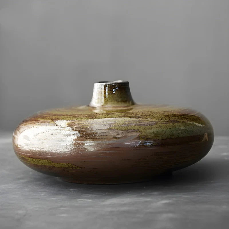 Vase Vintage Poterie Ikebana