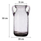 Vase Violet Verre Bullé avec Anses
